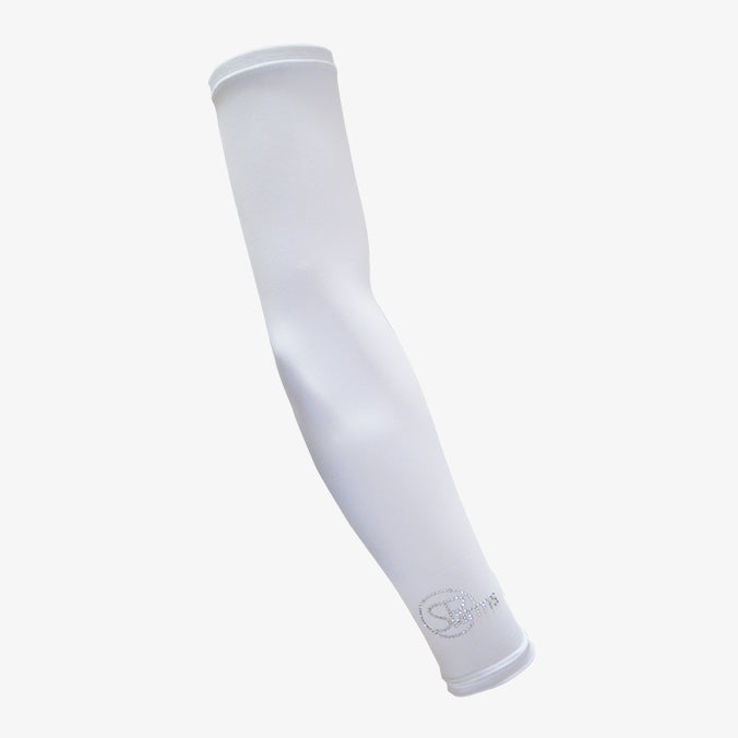 White Jersey Arm Sleeves
