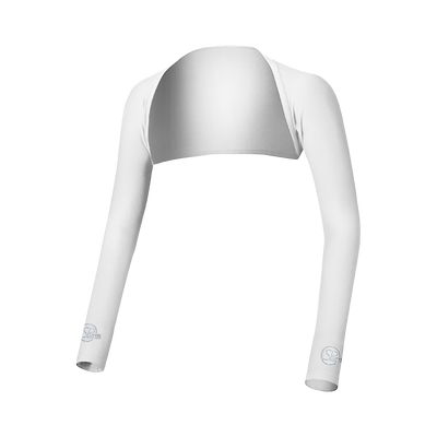 Sun Protection Shoulder Wrap (UV Sleeves) Crystal logo - SParms America